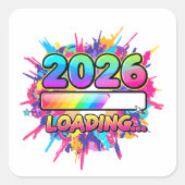 2026 Loading... Progress Bar Sticker (Vorderseite)