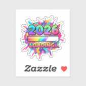 2026 Loading... Progress Bar Sticker (Blatt)