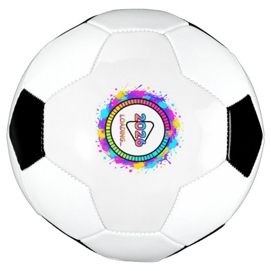 2026 Loading Progress Bar Sticker Fußball (Gedreht)