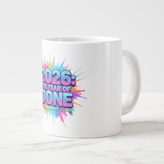 2026 Loading... Progress Bar Sticker Jumbo-Tasse (Vorderseite Rechts)