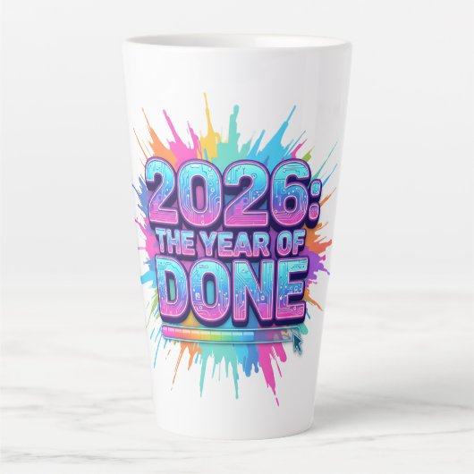 2026 Loading... Progress Bar Sticker Milchtasse (Vorderseite)