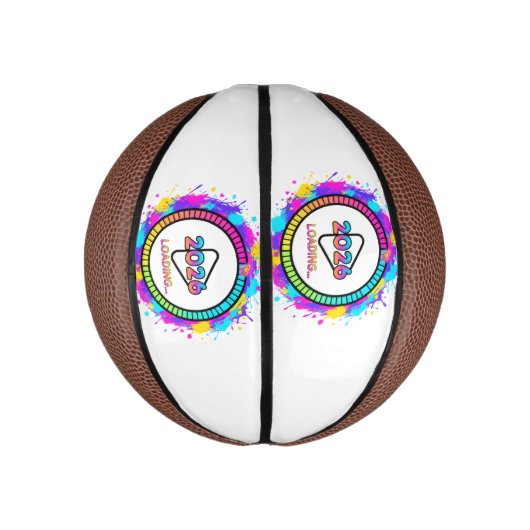 2026 Loading Progress Bar Sticker Mini Basketball (Vertikal)