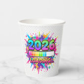 2026 Loading... Progress Bar Sticker Pappbecher (Vorderseite)