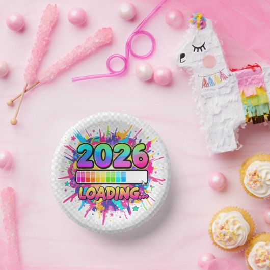 2026 Loading... Progress Bar Sticker Pappteller (Party)