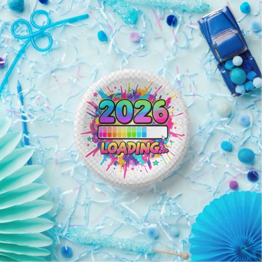 2026 Loading... Progress Bar Sticker Pappteller (Party)