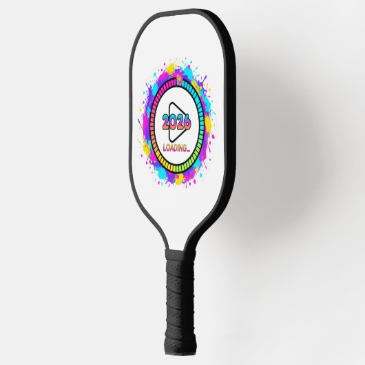 2026 Loading Progress Bar Sticker Pickleball Schläger (Links)