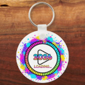 2026 Loading Progress Bar Sticker Schlüsselanhänger (Rückseite)