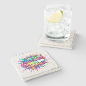 2026 Loading... Progress Bar Sticker Steinuntersetzer (Seitenansicht)