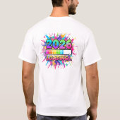 2026 Loading Progress Bar Sticker T-Shirt (Rückseite)