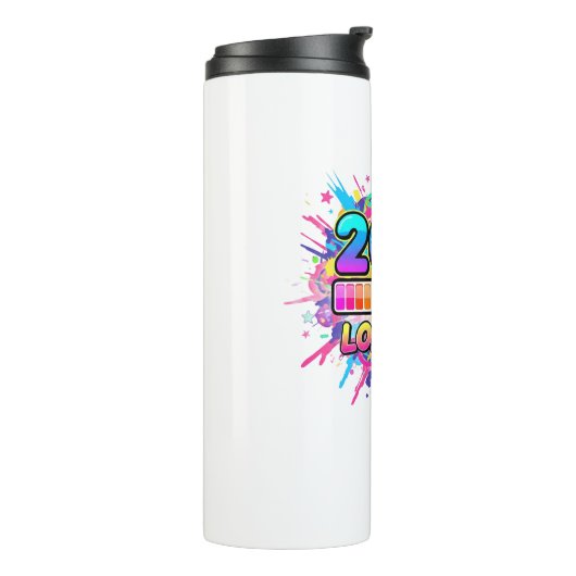 2026 Loading... Progress Bar Sticker Thermosbecher (Nach links gedreht)