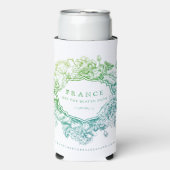 2026 logo colors slim can cooler selters dosenkühler (Seltzer Vorderseite)