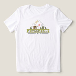 2026 Logo-T-Shirt - Weiß, Damen-Schnitt Tri-Blend Shirt