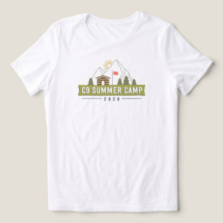 2026 Logo-T-Shirt - Weiß, Damen-Schnitt Tri-Blend Shirt
