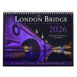 2026 London Bridge Beleuchtungsplan Kalender