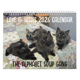 2026 Love & Hisses Calendar - Alphabet Soup Gang Kalender