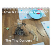 2026 Love & Hisses Calendar - The Tiny Dancers Kalender (Titelbild)