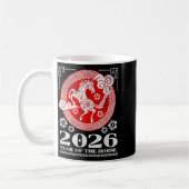 2026 Lunar Chinese New Year Fire Horse  Kaffeetasse (Links)
