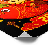 2026 Lunar New Year Horse Vietnamese Men Women Gir Poster (Ecke)