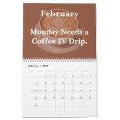2026 Lustiger Büro-Kaffee-Chaos Kalender (Feb 2027)