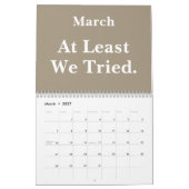 2026 Lustiger Büro-Minimalismus-Humor Kalender (Mär 2027)