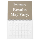2026 Lustiger Büro-Minimalismus-Humor Kalender (Feb 2027)