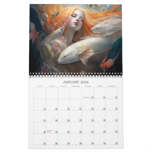 2026 Magic 2 Fantasy Art Calendar Kalender (Jan 2026)