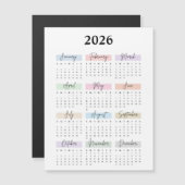 2026 magnet calendar (Vorne/Hinten)