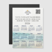 2026 Magnet Kalender Firmenname Logo QR Code (Vorne/Hinten)