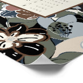 2026 Magnolie Blumenkalender Poster (Ecke)