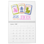 2026 Mahjong Time Wall Calendar Kalender (Jan 2027)