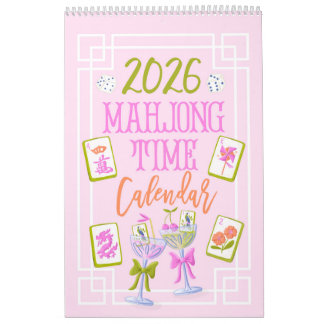 2026 Mahjong Time Wall Kalender