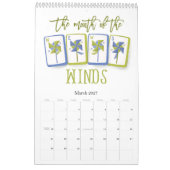 2026 Mahjong Zeit Wandkalender (Mär 2027)