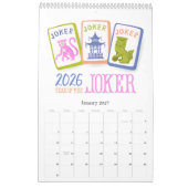 2026 Mahjong Zeit Wandkalender (Jan 2027)