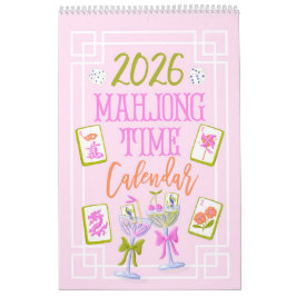 2026 Mahjong Zeit Wandkalender 