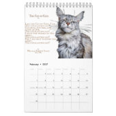 2026 Maine Coon Cat Calendar Kalender (Feb 2027)
