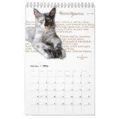 2026 Maine Coon Cat Calendar Kalender (Jan 2026)