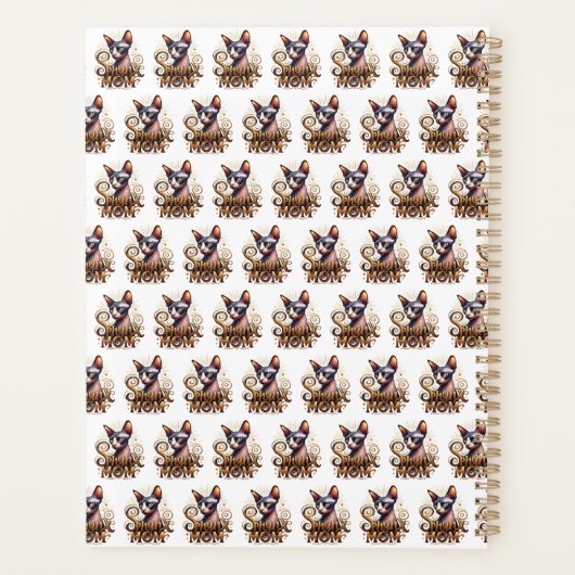 2026 Mama-Terminplaner für Sphynx Planer (Rückseite)