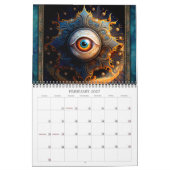2026 Mandalas Visionärer Surreal Art Kalender (Feb 2027)