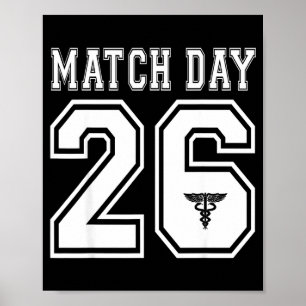 2026 Match-Tag Geschenk Med-Schule Aufenthalt Zuku Poster
