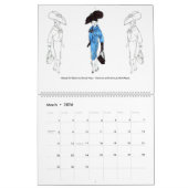 2026 Matisse Doll Fashion Illustration Calendar Kalender (Mär 2026)