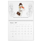 2026 Matisse-Puppe Modeillustrationskalender Kalender (Feb 2027)