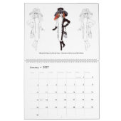 2026 Matisse-Puppe Modeillustrationskalender Kalender (Jan 2027)