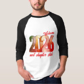 2026 MENS BASIC 3/4 SLEEVE RAGLAN TSHIRT (Vorderseite)
