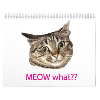 2026 MEOW what?? Calendar Kalender