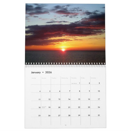 2026 Michigan Natur & Landschaft Kalender (Jan 2026)
