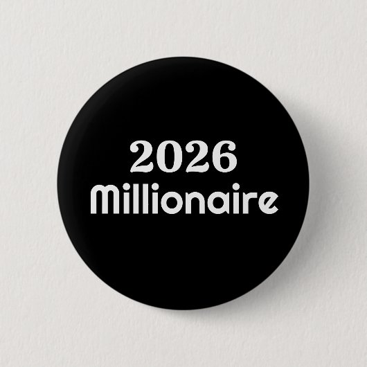 2026 Millionär Button (Vorderseite)