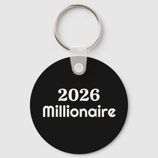 2026 Millionär Schlüsselanhänger (Vorderseite)