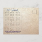 2026 Mini Kalender Feuerwerk, "Adler des Vierten" Postkarte (Rückseite)