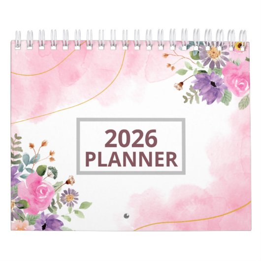 2026 Minimaler Planer Kalender (Titelbild)