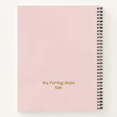 2026 Minimalist Gratitude Journal Spiral Notebook Notizblock (Rückseite)